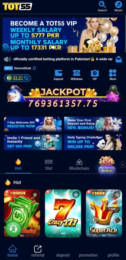 Tot55 Game
