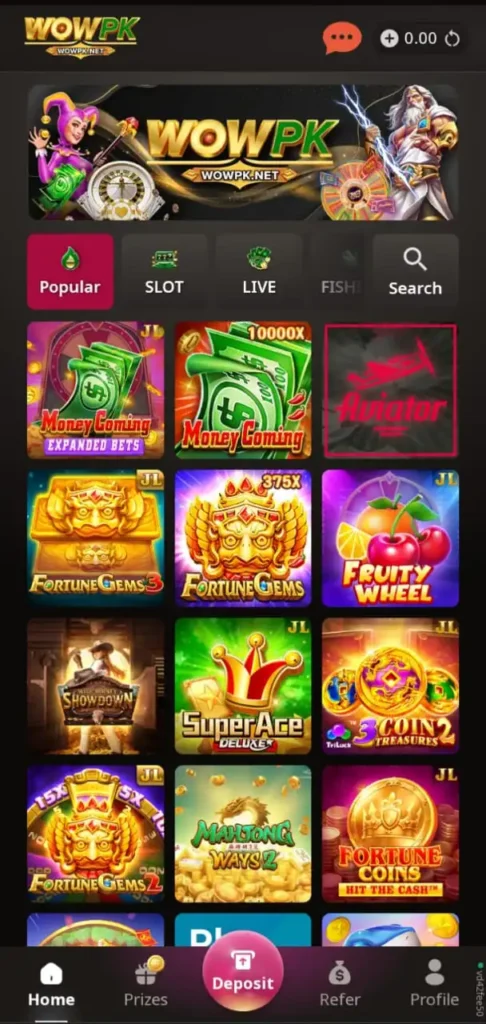 WowPK Game App